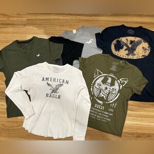 Men shirt bundle of 6 size Medium